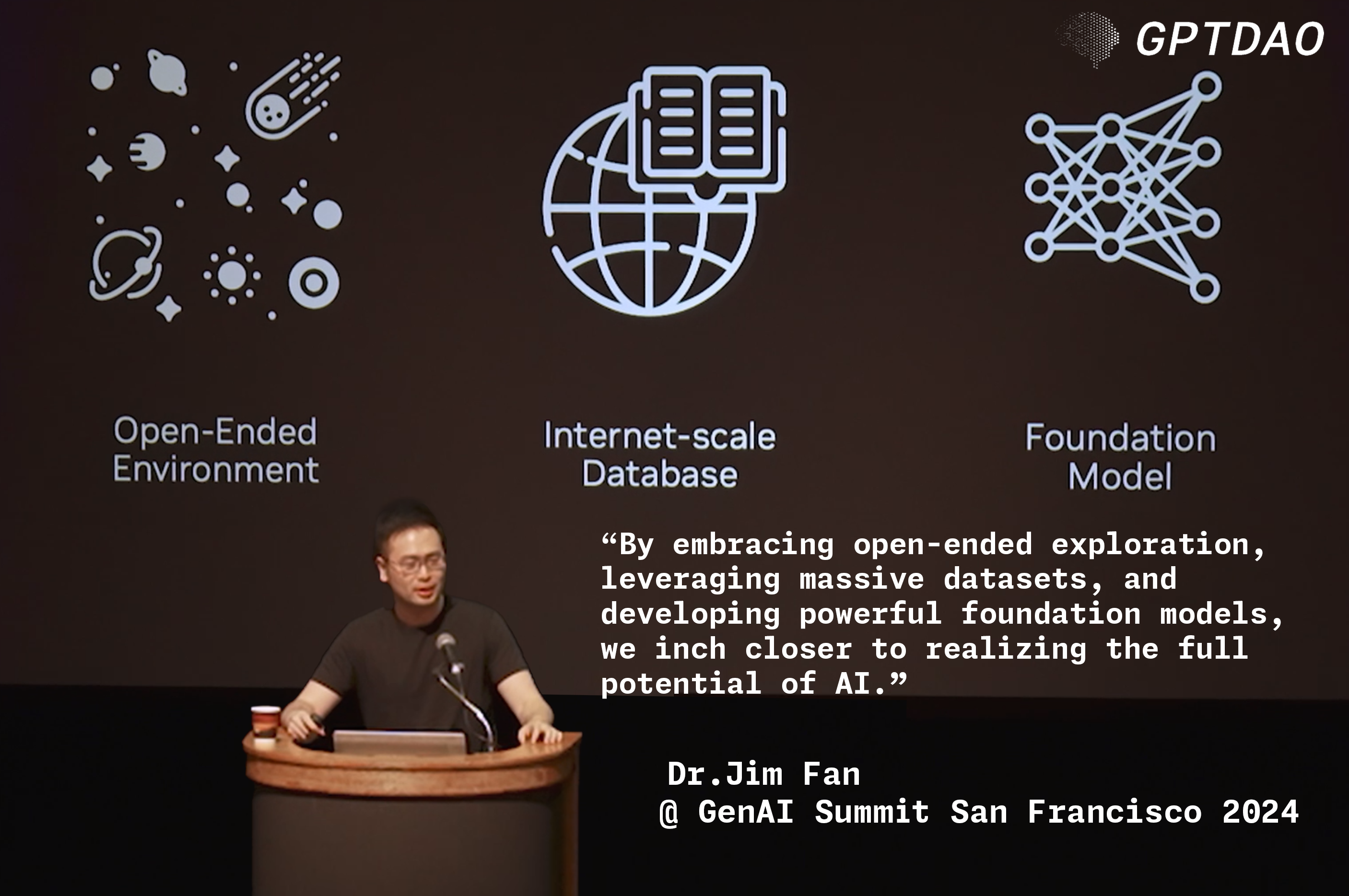 Dr. Jim Fan Keynote Speech at GenAI Summit San Francisco 2024